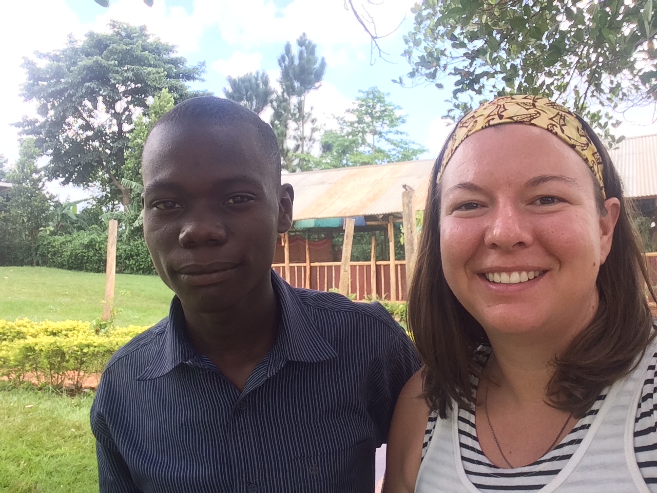 At the youth school with one youth boy named Barnabas who has a dream to visit US someday