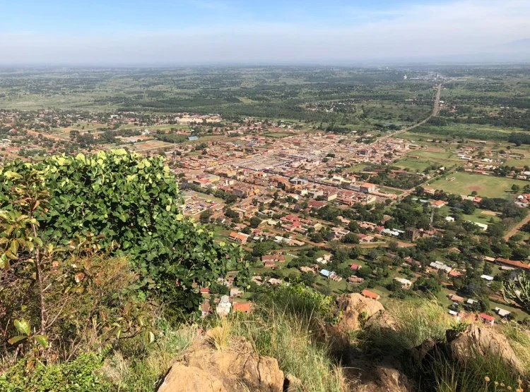 Enjoying a hike up Tororo Rock with fellow missionaries and new friends