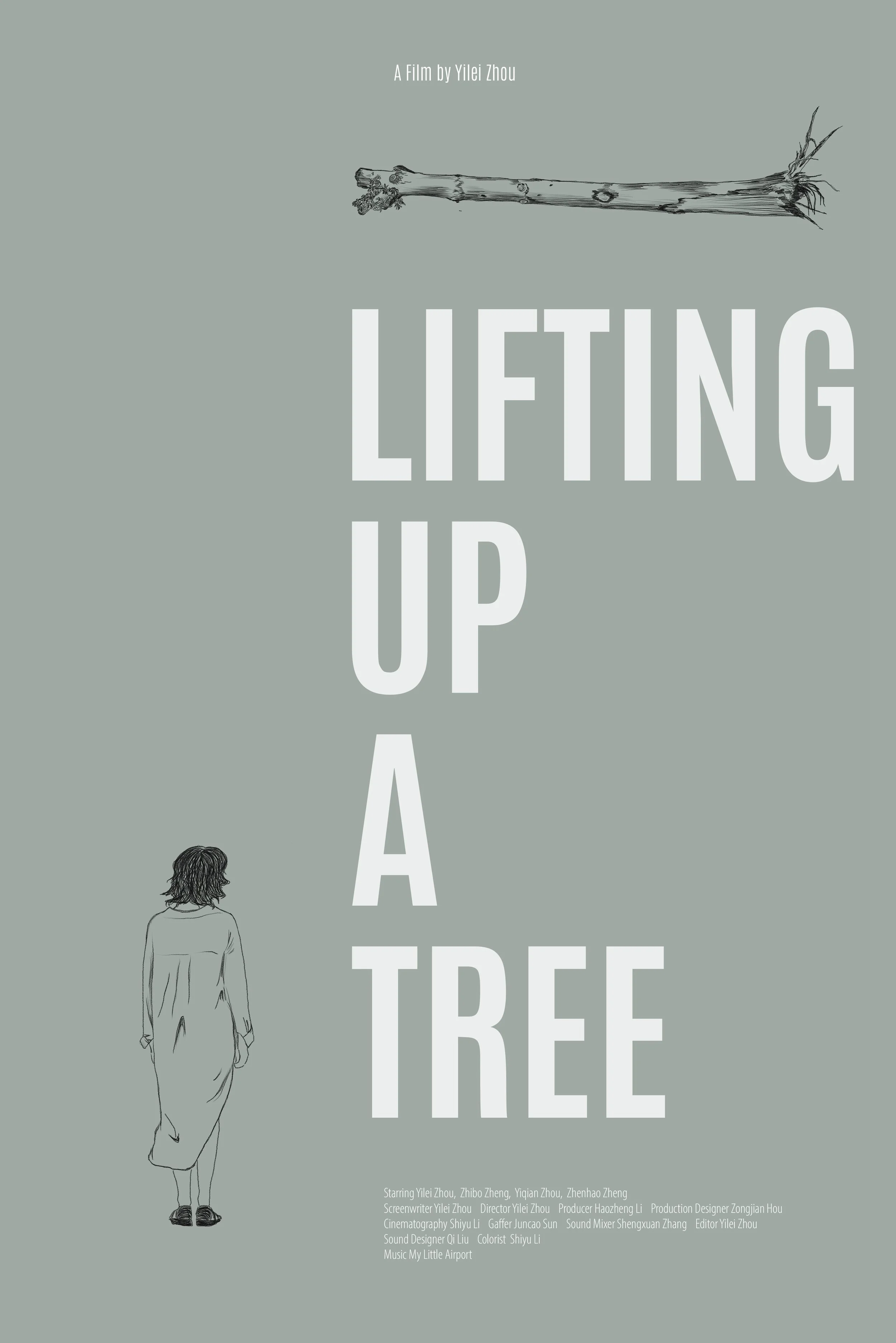 lifting up a tree