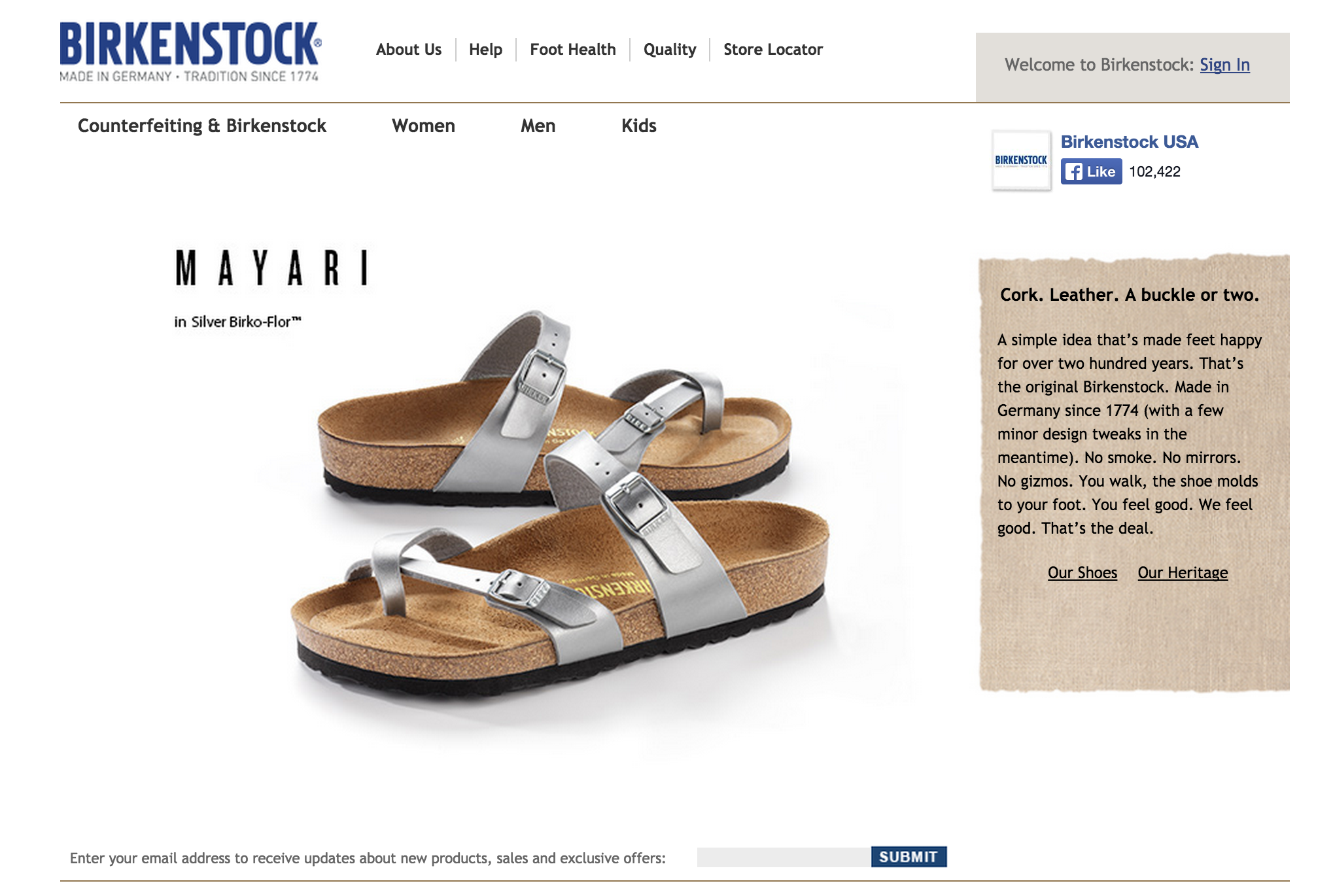 birkenstock products