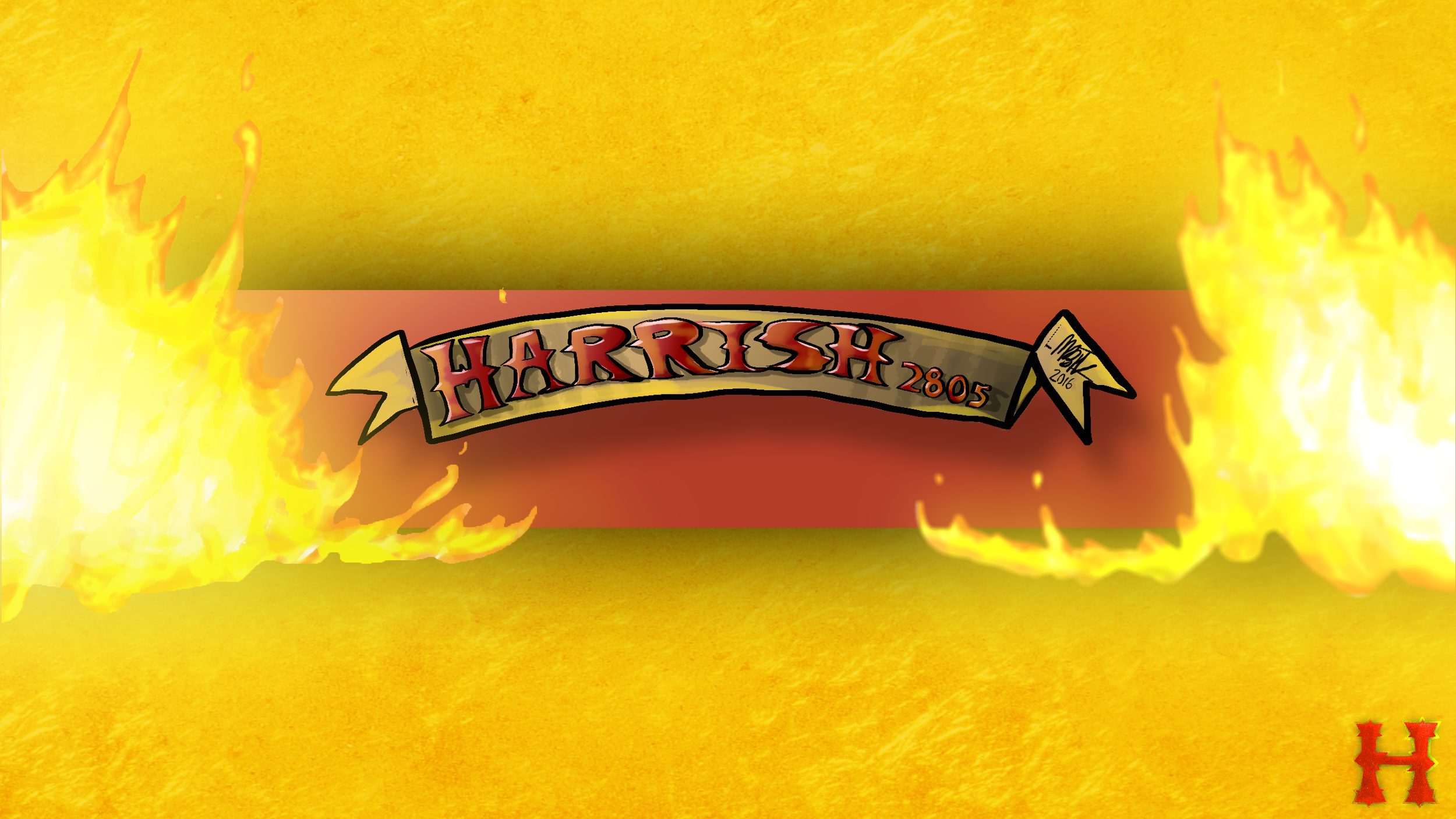 Harrish1805 banner art gold version