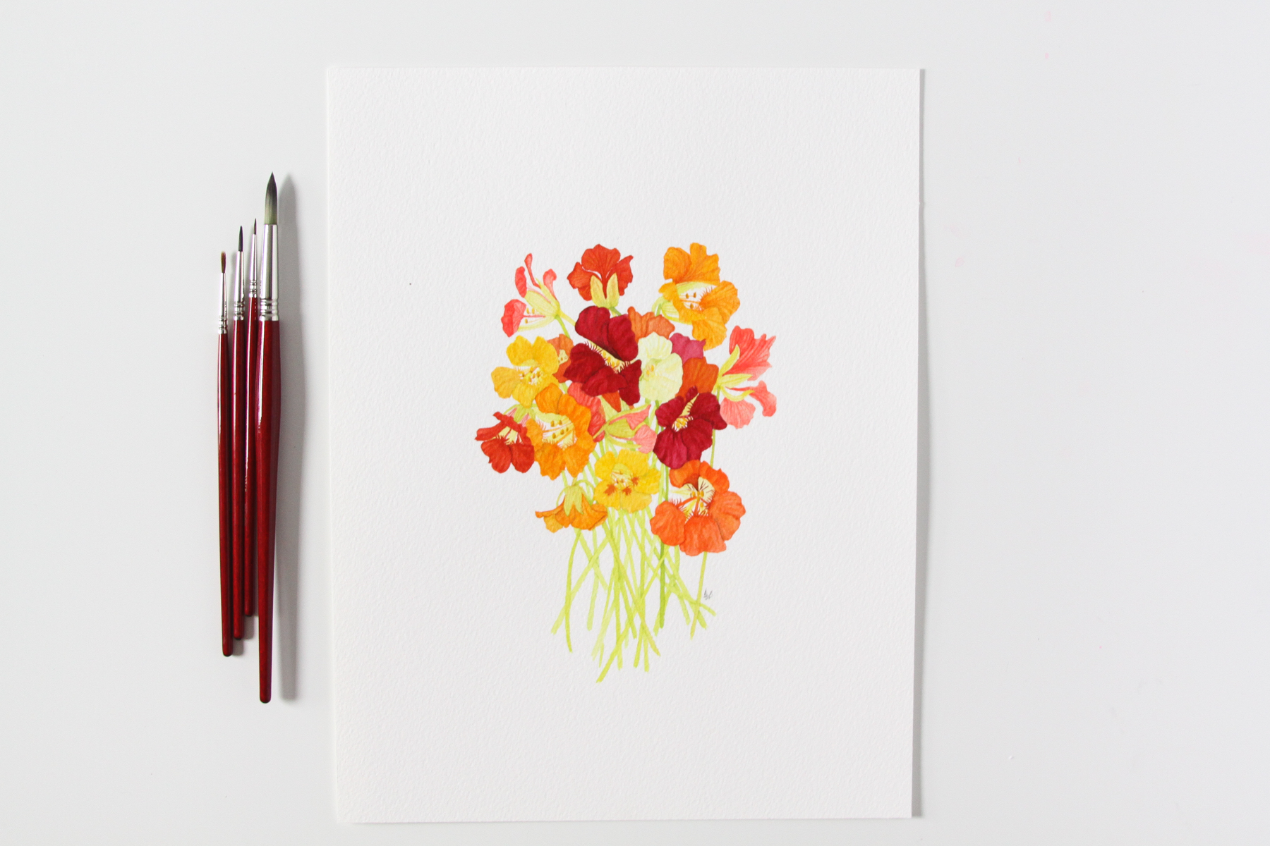 Nasturtium Bouquet by Anne Butera of My Giant Strawberry 1.jpg