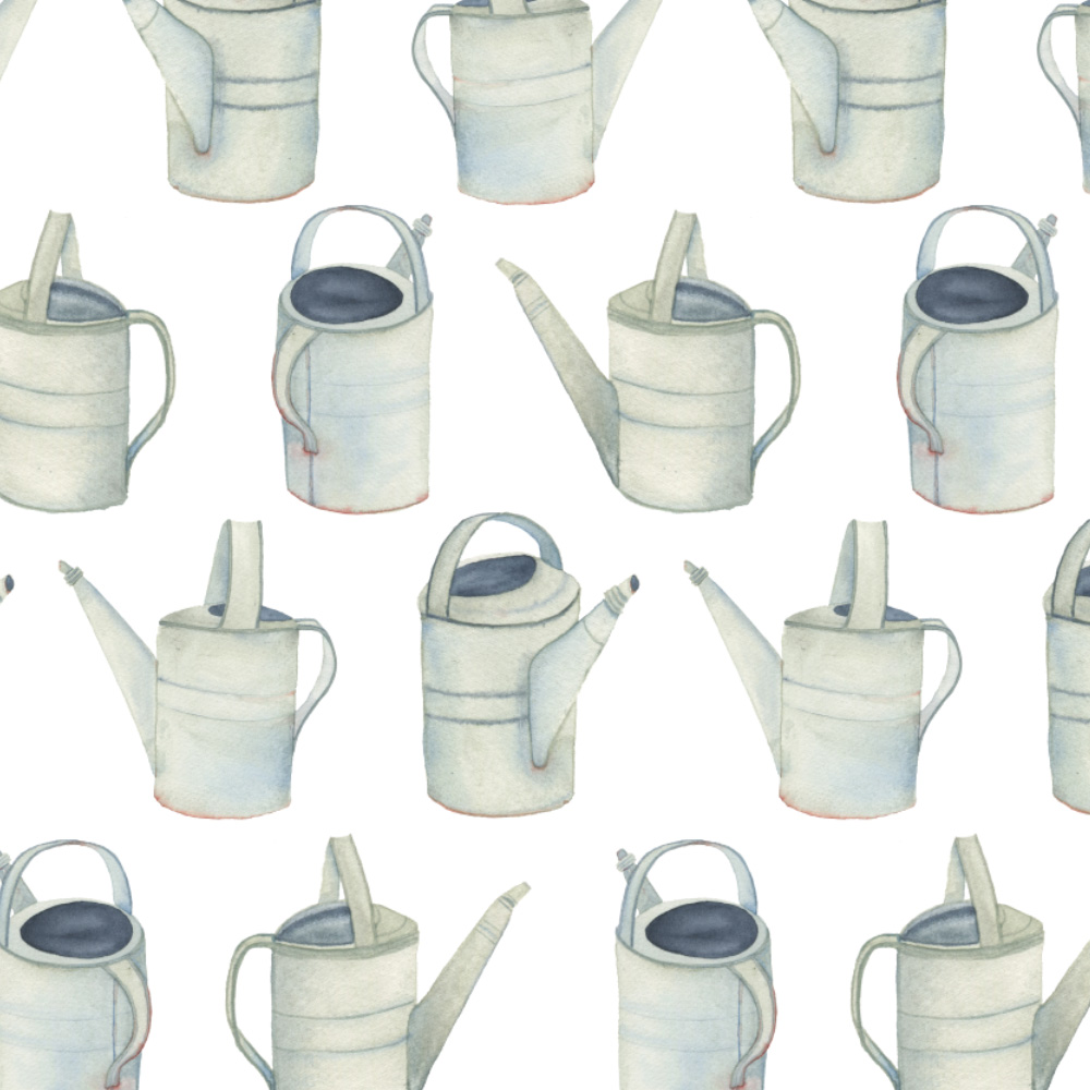 watercolor watering cans