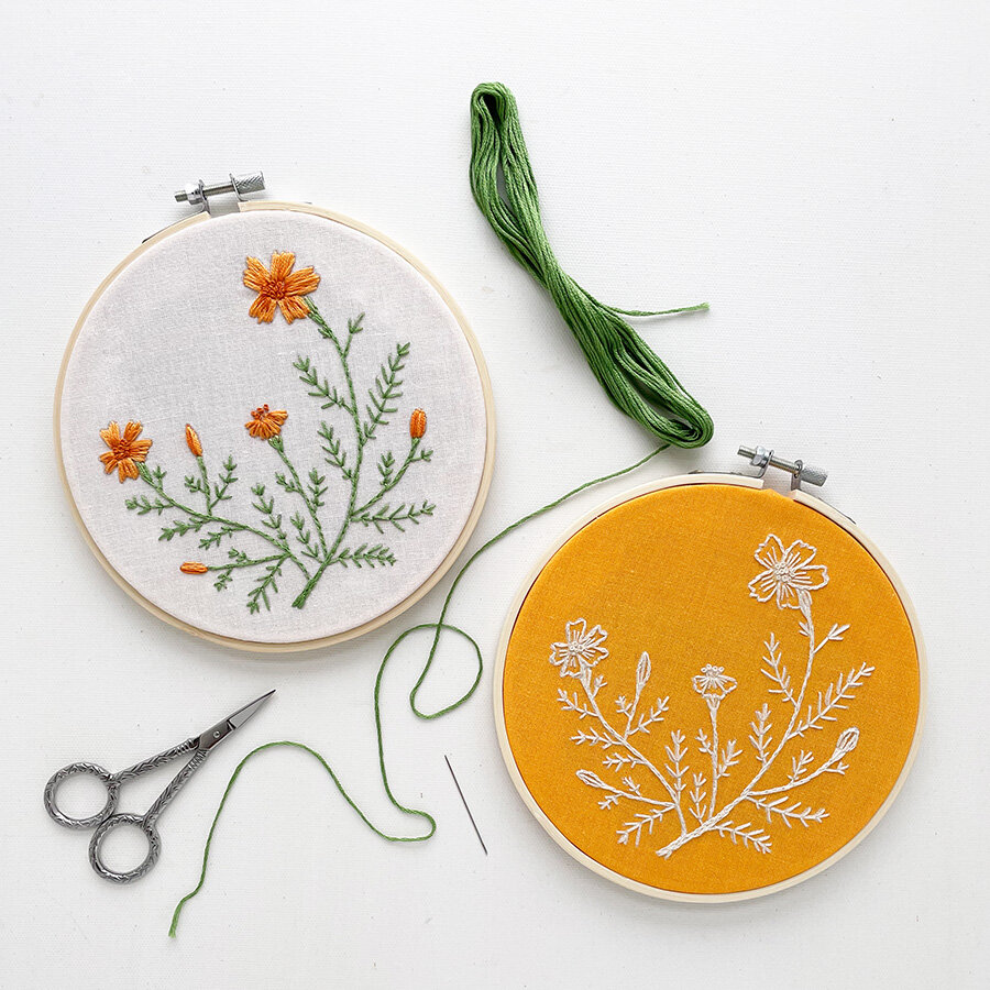 This Too.. Hand Embroidery Hoop Pattern