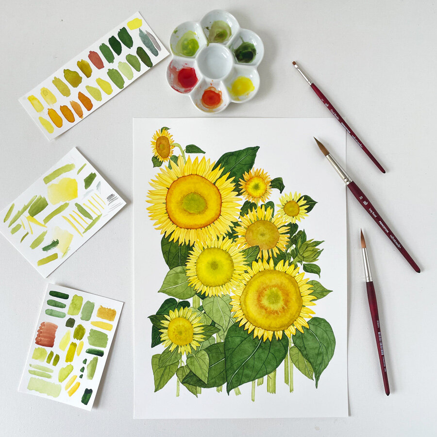 Stunning Sunflower Pictures to Paint: Add Vibrant Colors to Your Artwork!