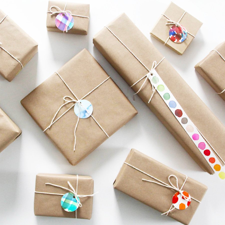 Adorn Your Holiday Packages with Watercolor