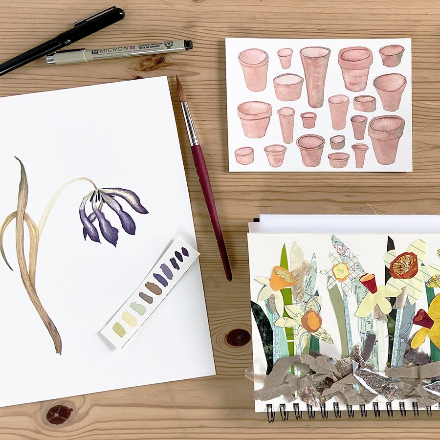 Welcome Spring in Your Botanical Sketchbook