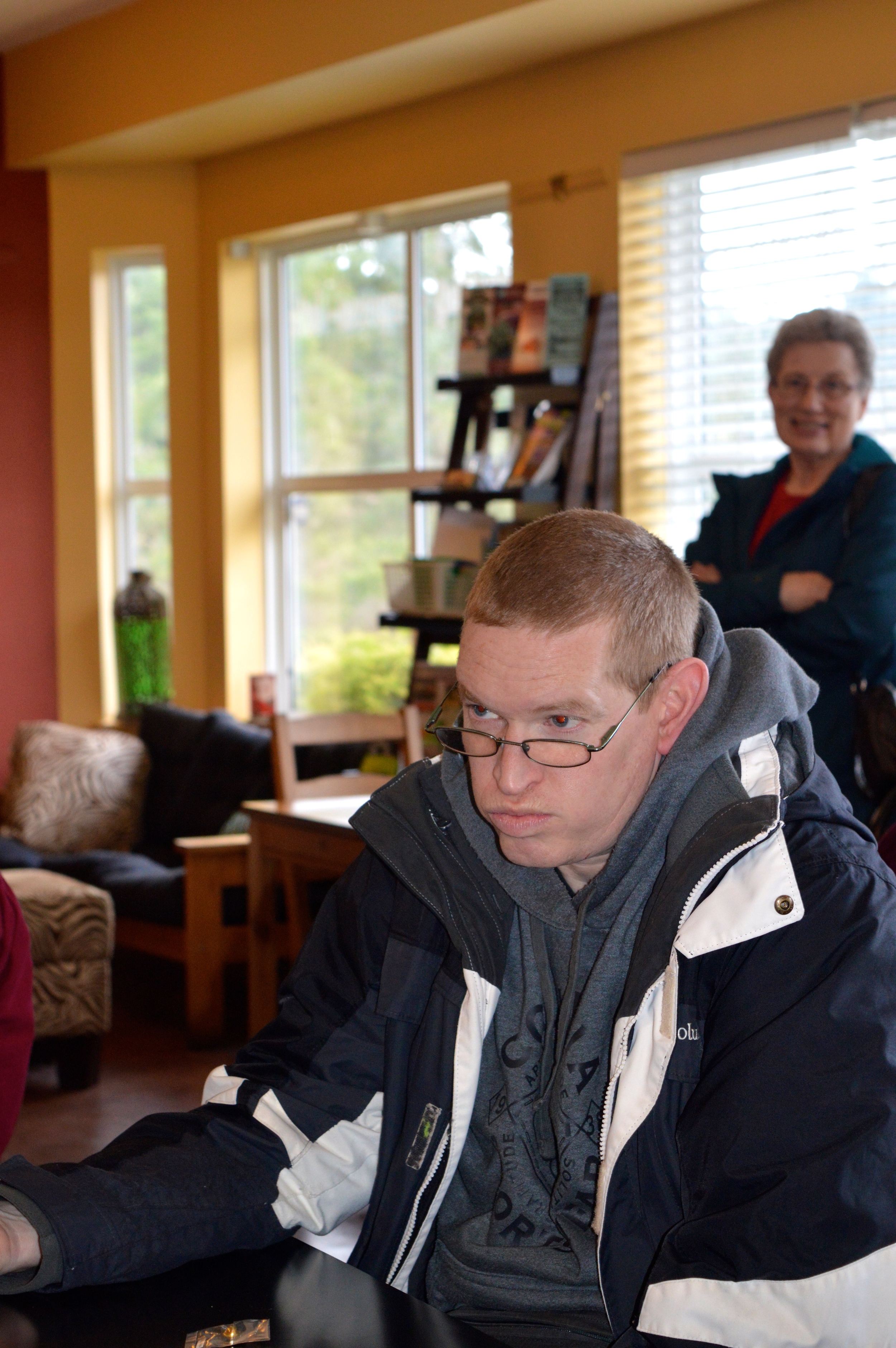 “I love my job,” said Colin Cousins, pictured above, “COCO Café is a very rewarding place to work, I hope to keep working here until I retire.
