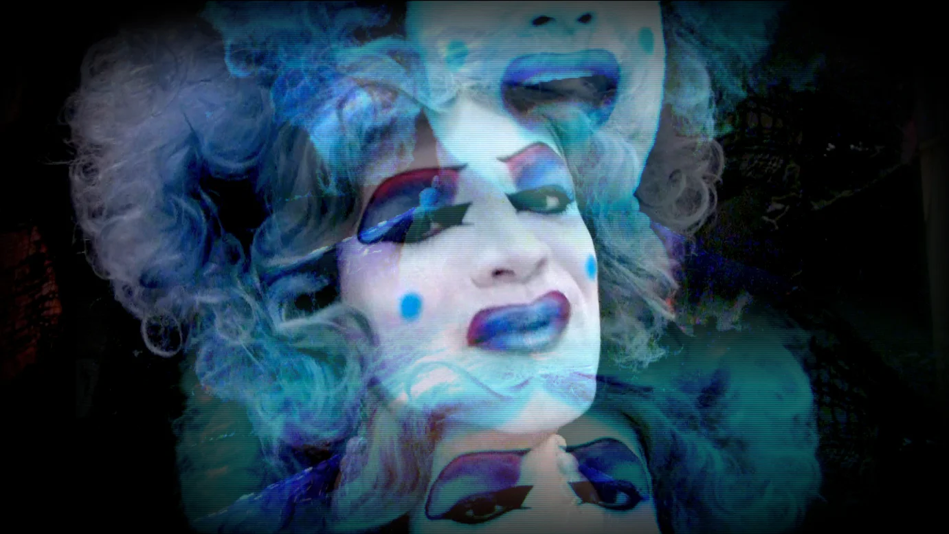 Still from CRITICAL MASCARA 2013 Projection