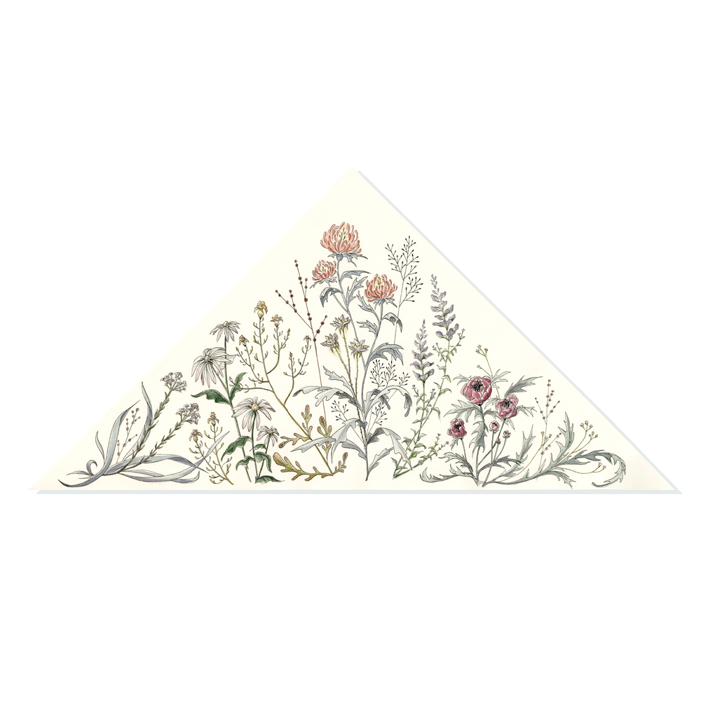 Wild Flowers in Angle Watercolor on Cold Press Paper16x12", 2016 SOLD