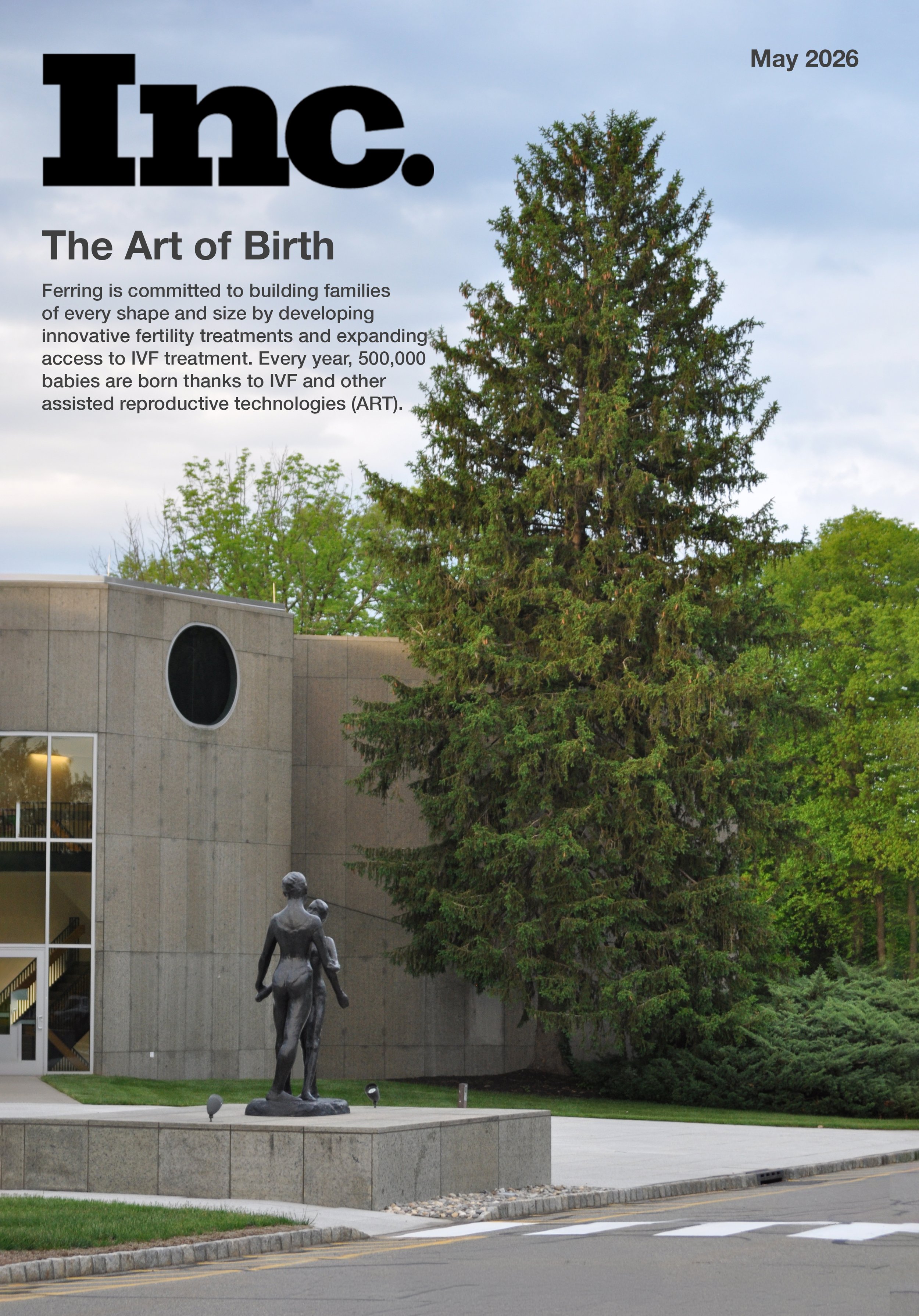 Inc. Trade Magazine Cover Design: The Art of Birth