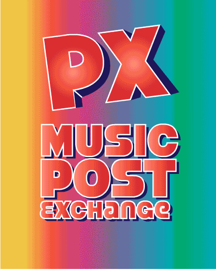 PX Music Post Exchange animated banner Gif