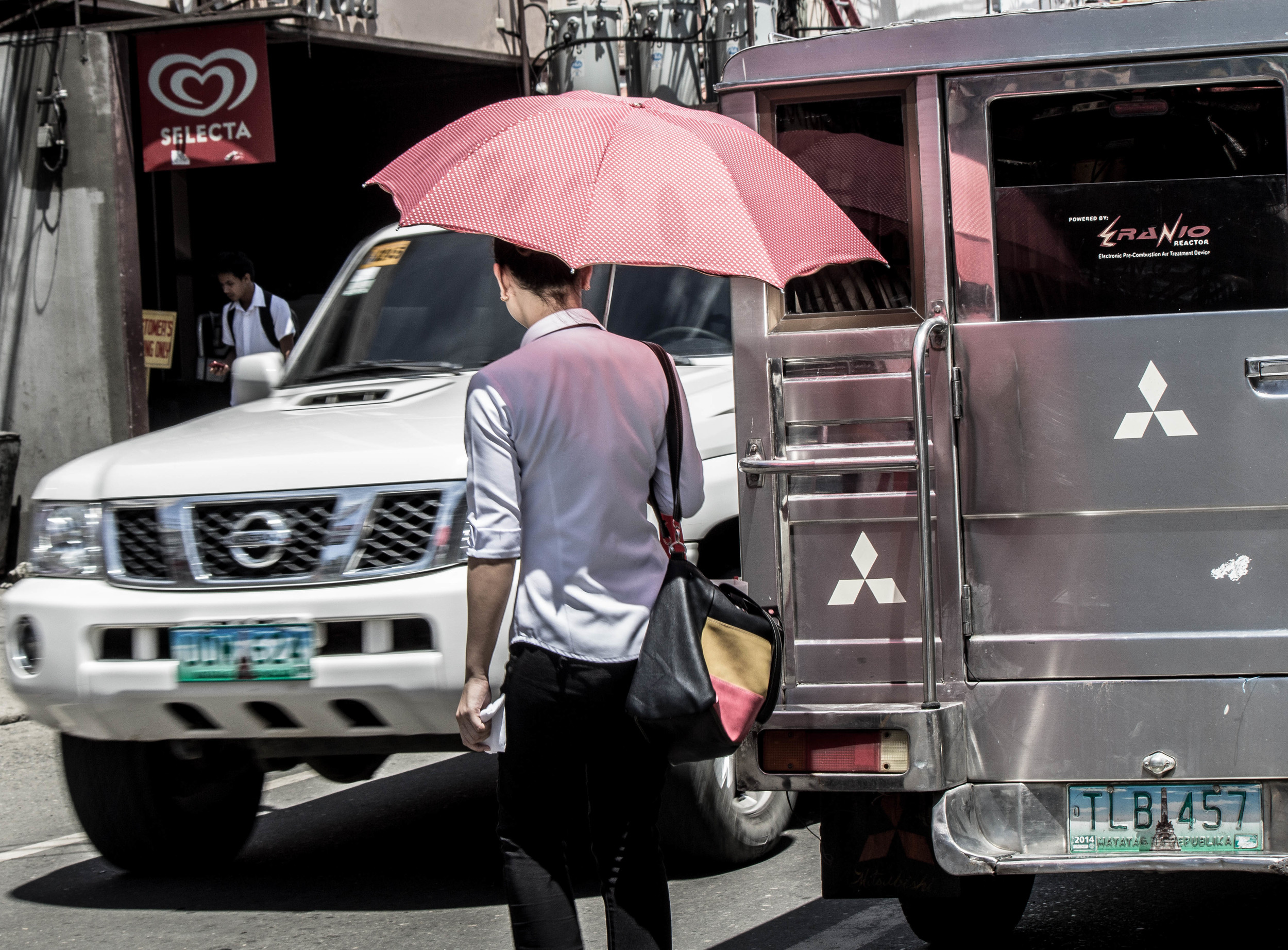 "Girl with the Pink Umbrella"