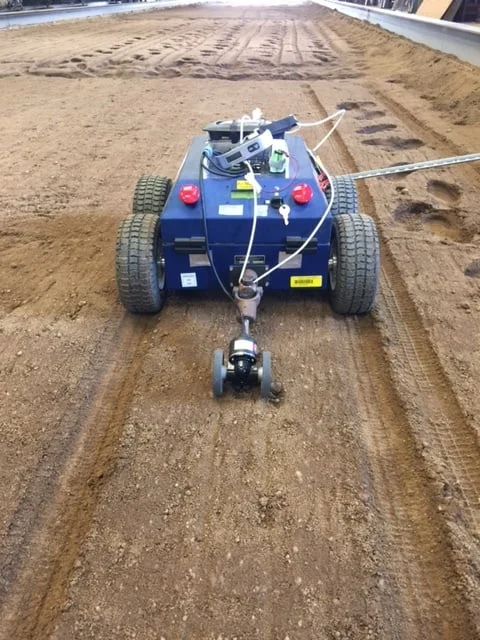 UAB Vehicle and Robotics Engineering Laboratory // UGV in test at the National Soil Dynamics Laboratory