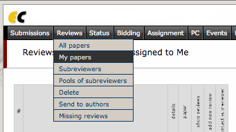 4.1 Menu setup for accessing paper assignments