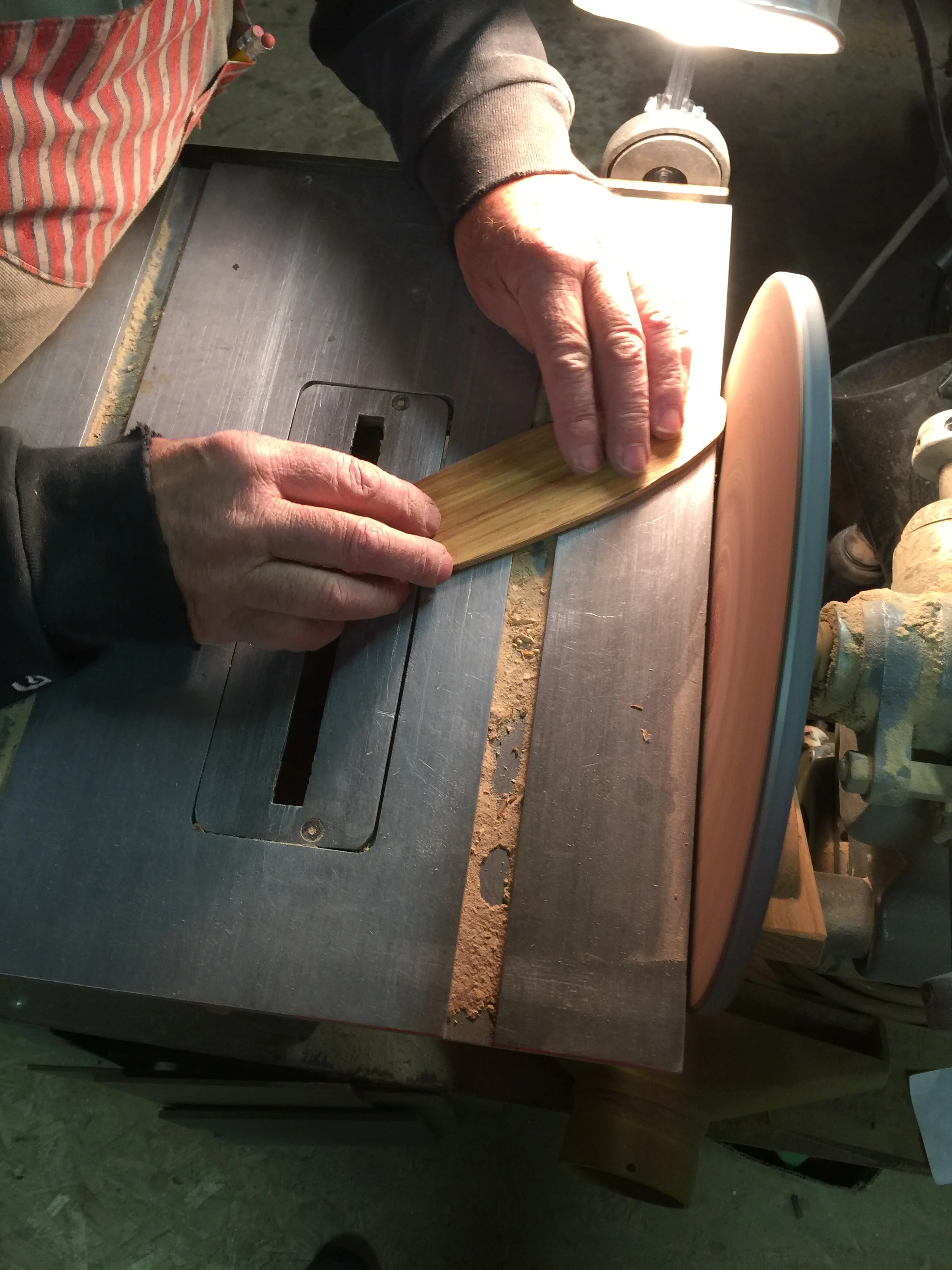 Dennis Sanding Surfboard
