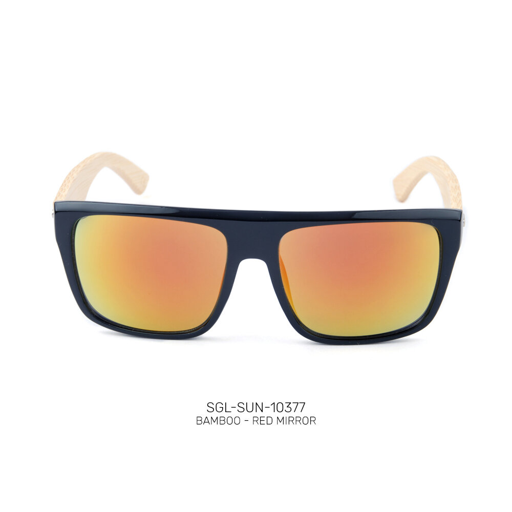 USA Handmade ECO friendly bamboo promo sunglasses