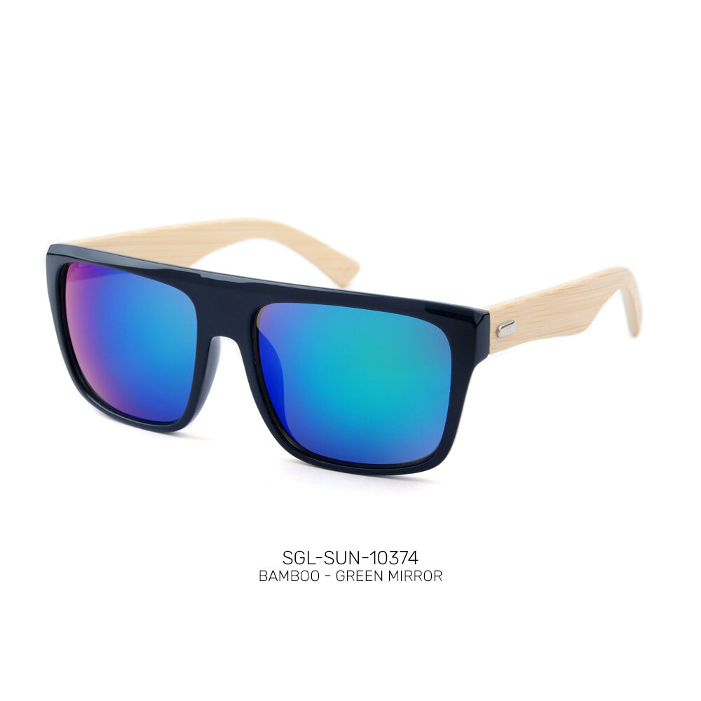 USA Handmade ECO friendly bamboo promo sunglasses