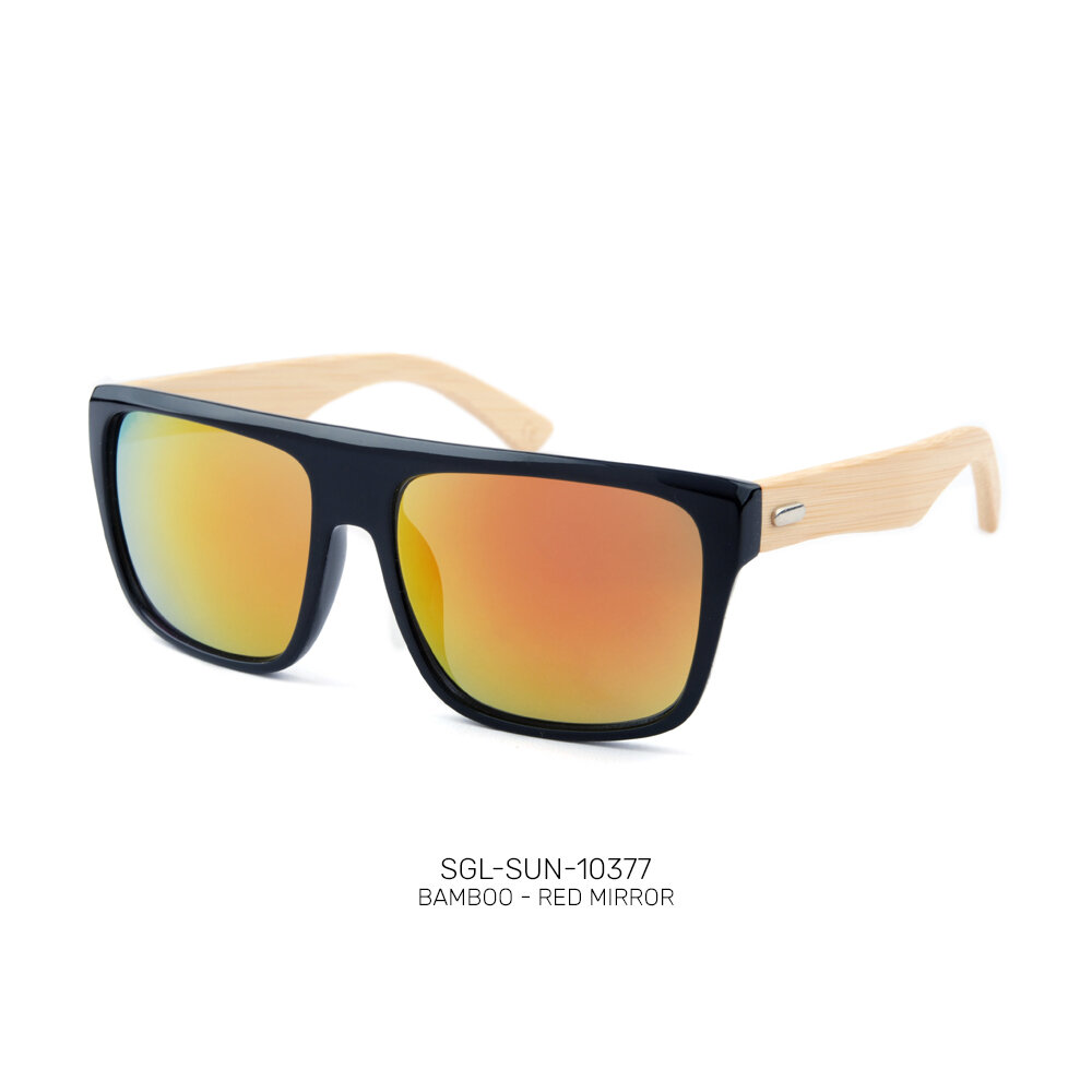 USA Handmade ECO friendly bamboo promo sunglasses