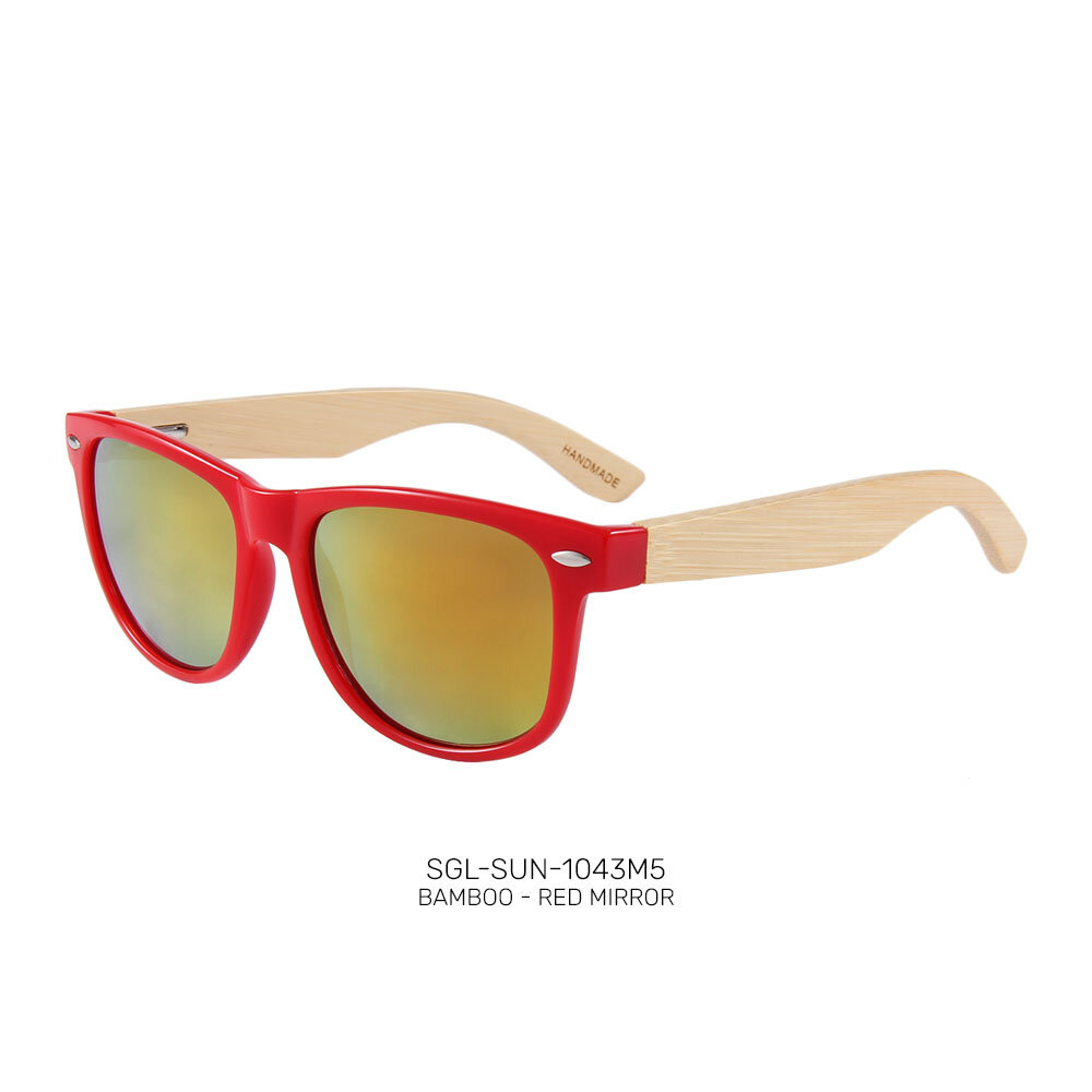 USA Handmade eco friendly bamboo promo sunglasses