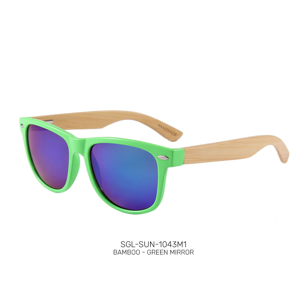 USA Handmade eco friendly bamboo promo sunglasses