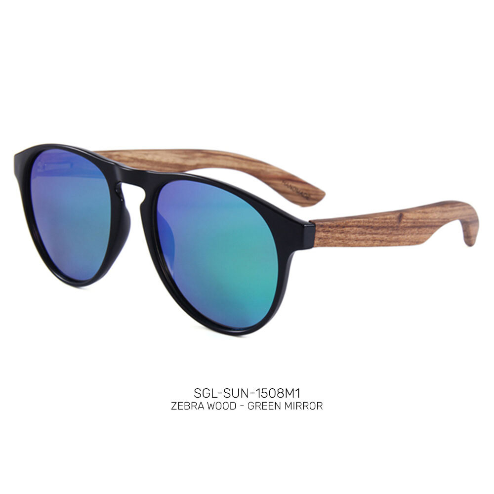 Private label wooden promo sunglasses