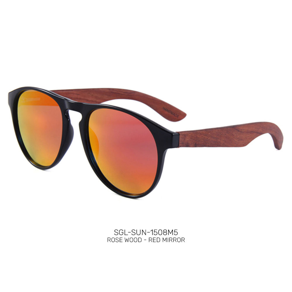 Private label wooden promo sunglasses