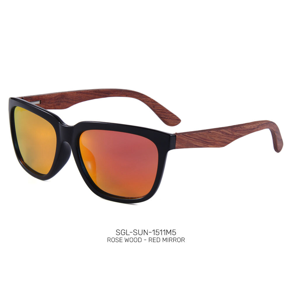 Recycled wooden promo sunglasses