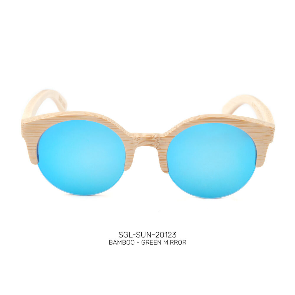 USA Handmade ECO friendly bamboo promo sunglasses