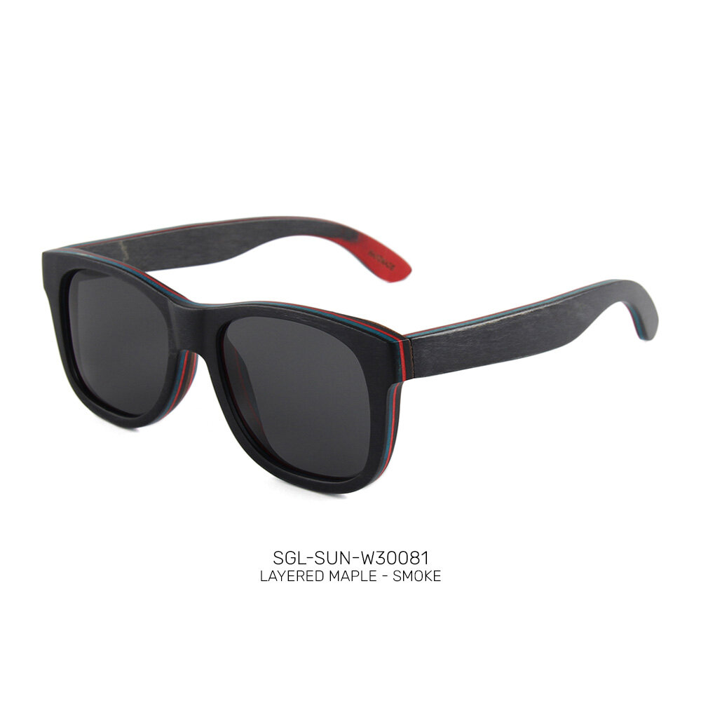 Private label wooden promo sunglasses