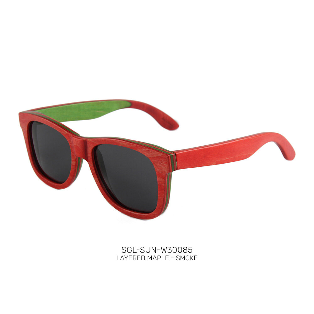 Private label wooden promo sunglasses