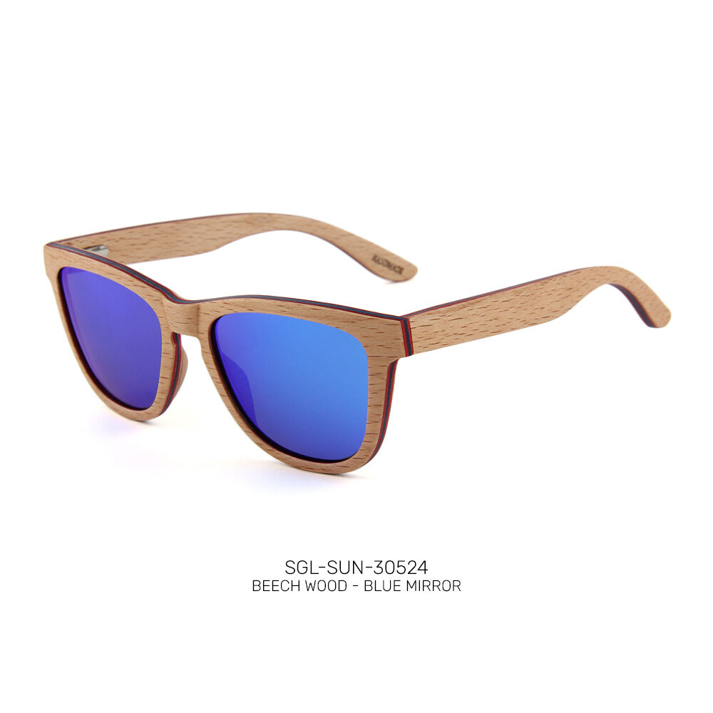 Private label wooden promo sunglasses