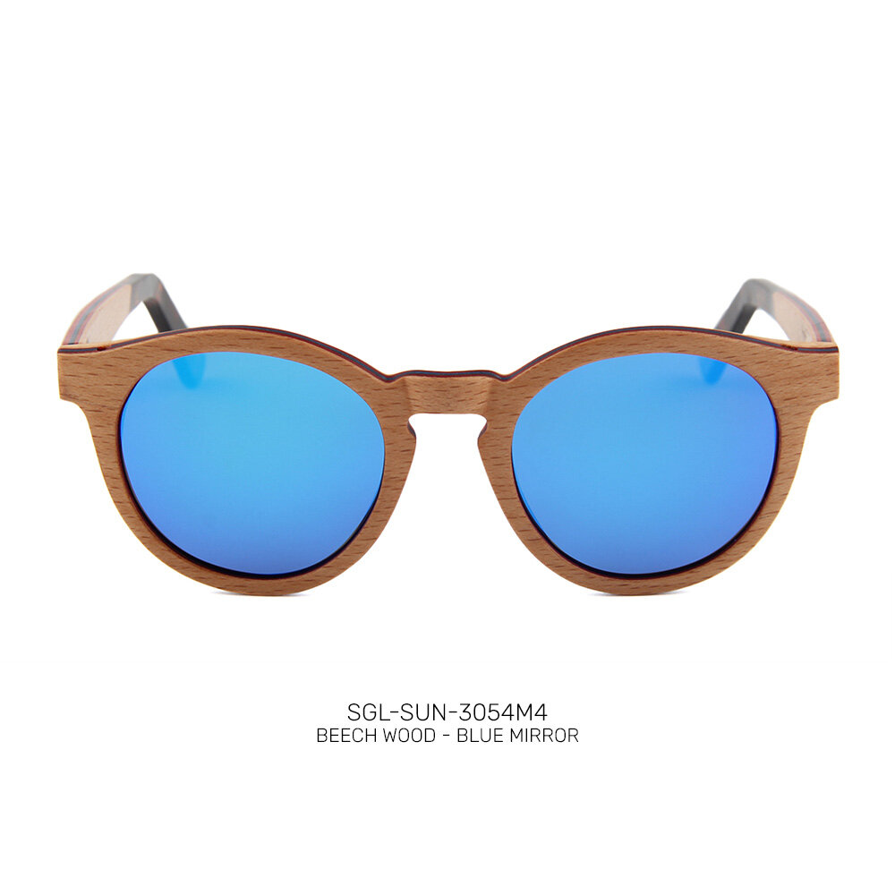 Private label wooden promo sunglasses