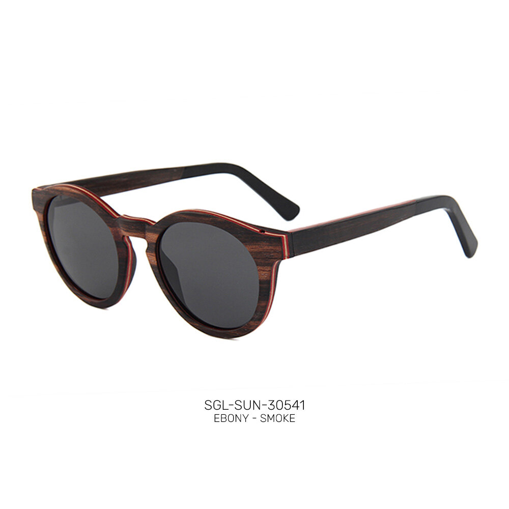 Private label wooden promo sunglasses