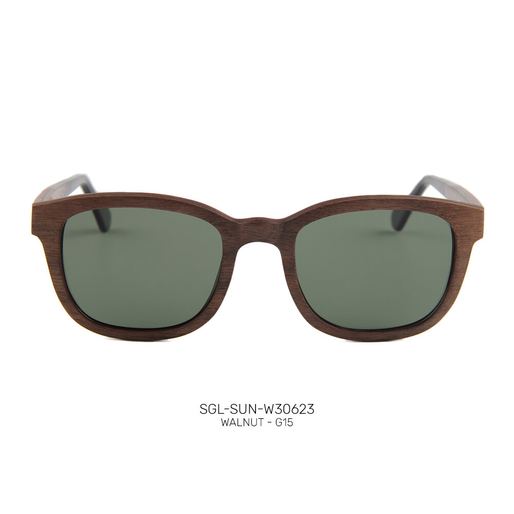 Private label wooden promo sunglasses