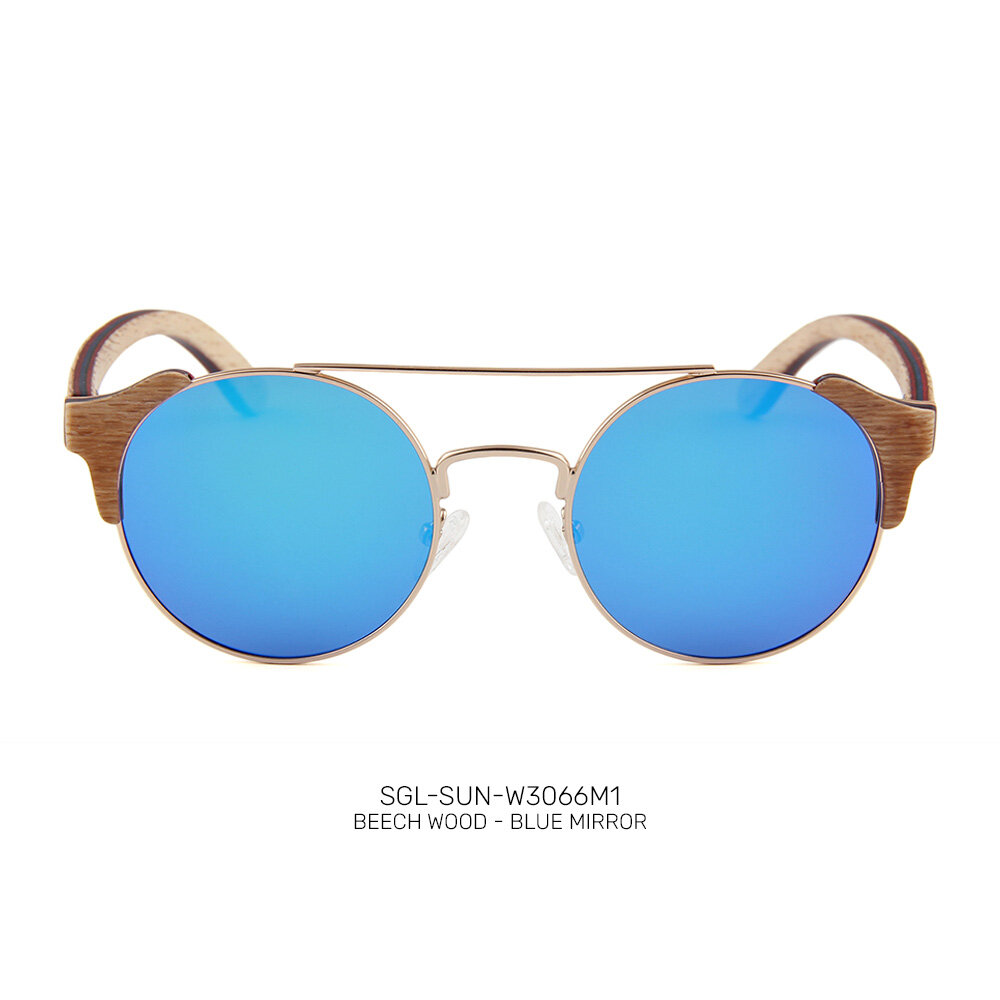 Private label wooden promo sunglasses