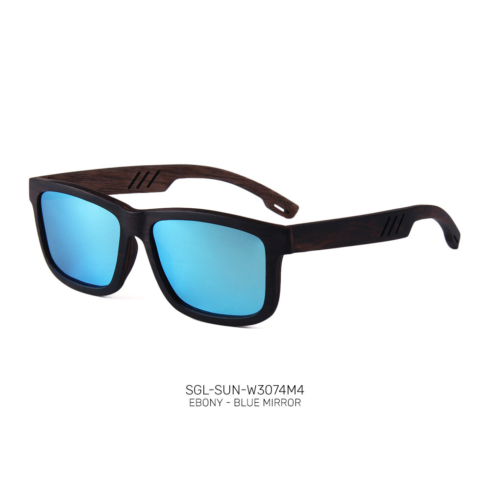 Private label wooden promo sunglasses