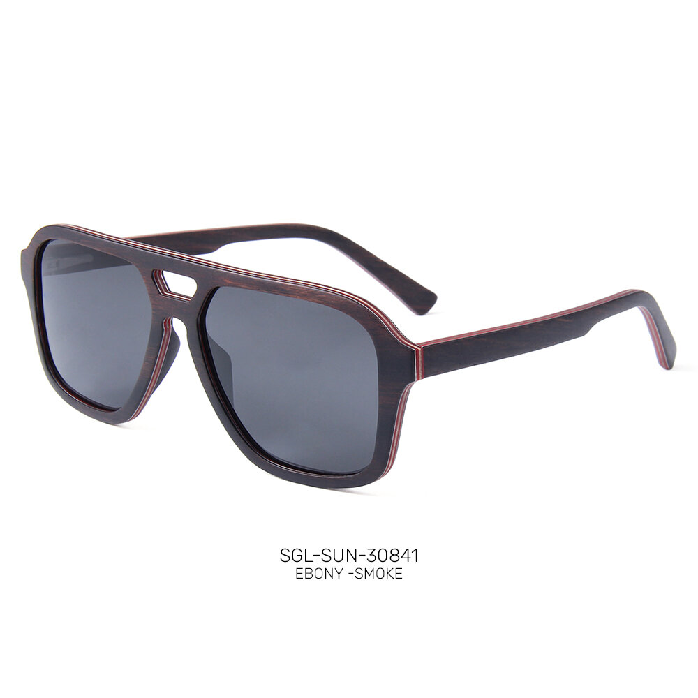 Private label wooden promo sunglasses