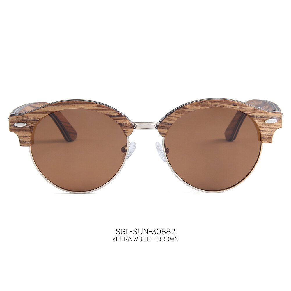 Private label wooden sunglasses