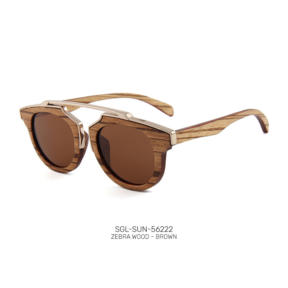 Handmade wooden promo sunglasses