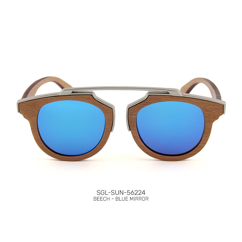 Handmade wooden promo sunglasses