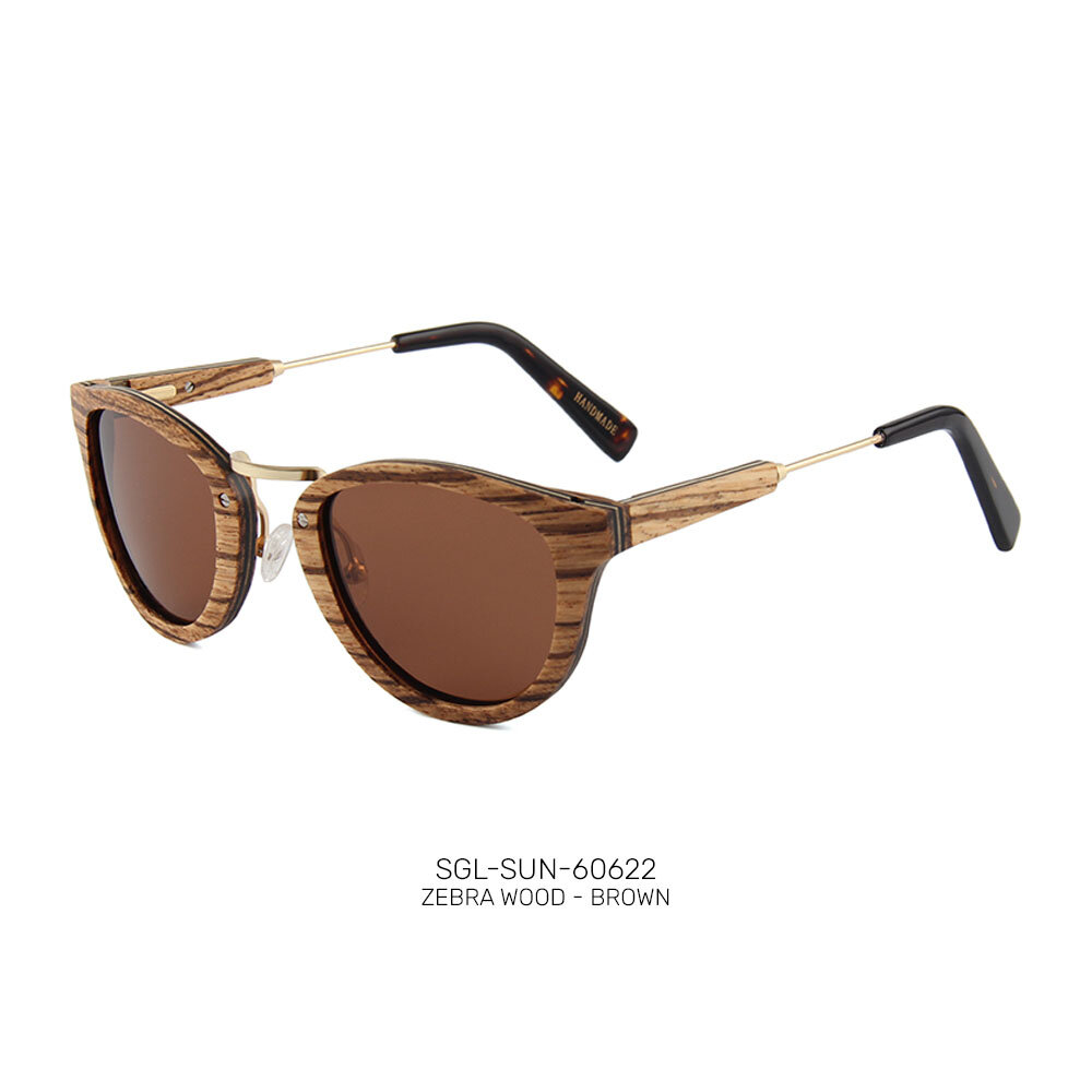 Handmade wooden promo sunglasses