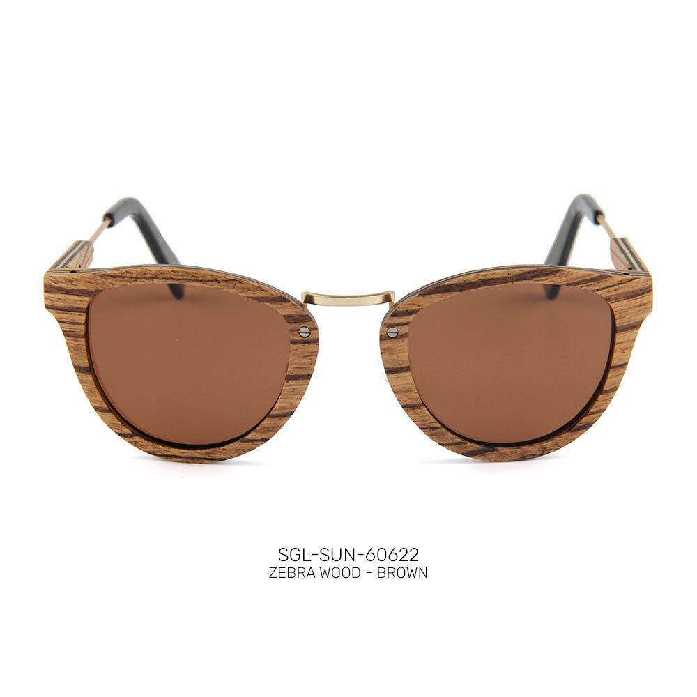 Handmade wooden promo sunglasses