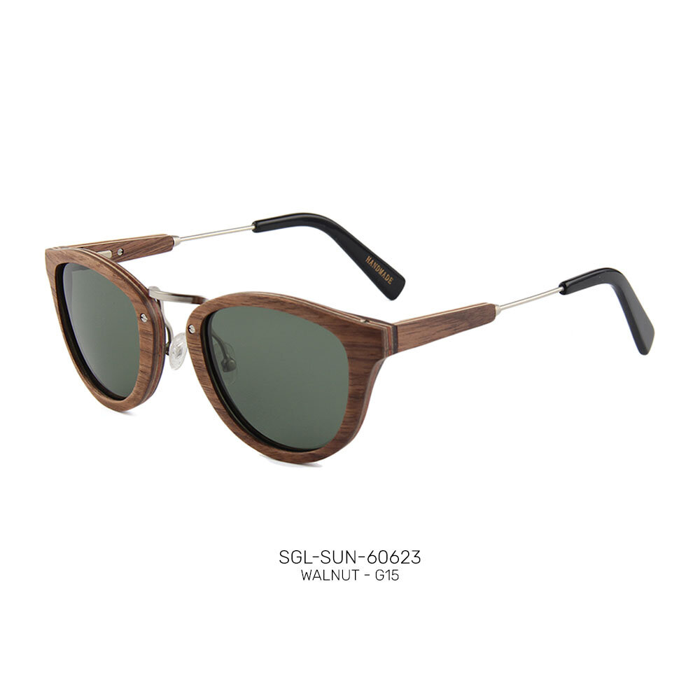 Handmade wooden promo sunglasses