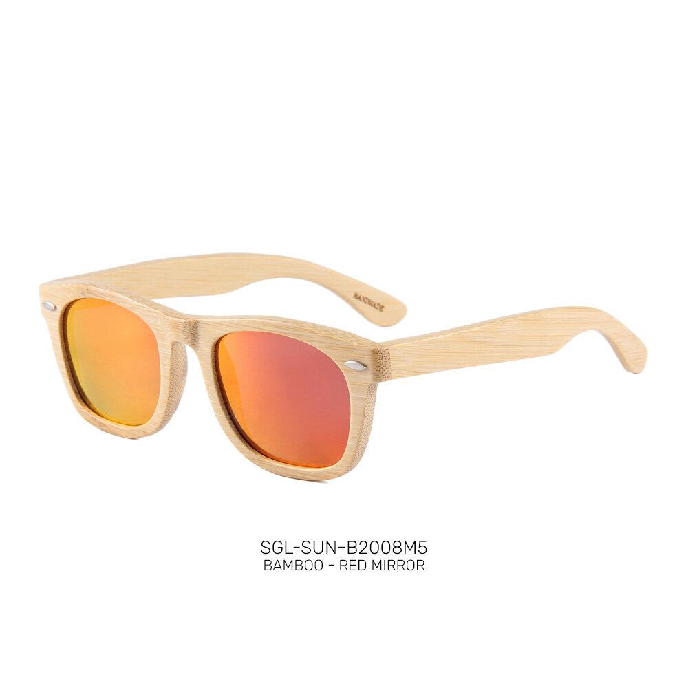 Handmade wooden promo sunglasses