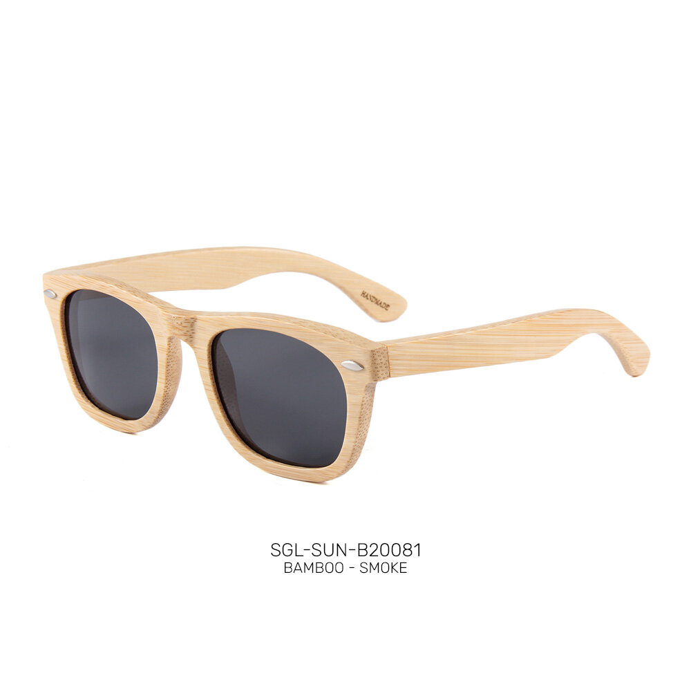 Handmade wooden promo sunglasses