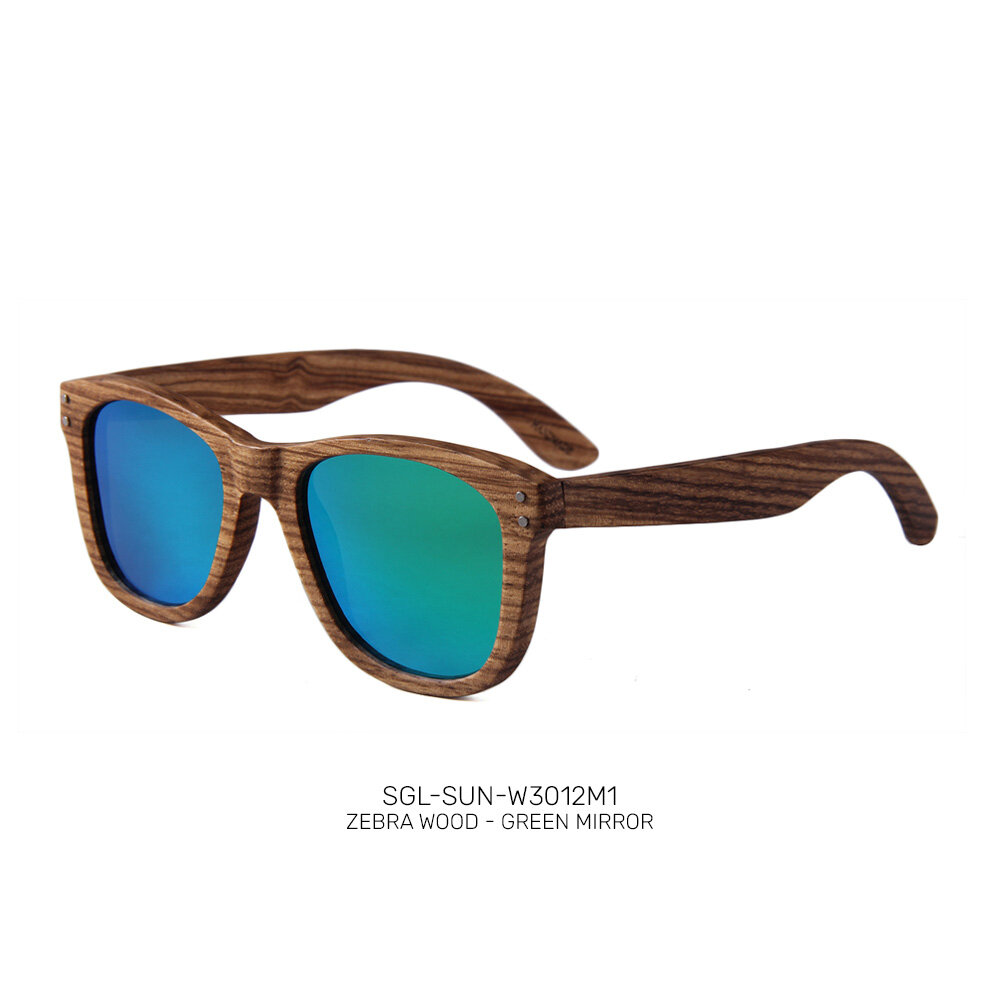 Handmade wooden promo sunglasses