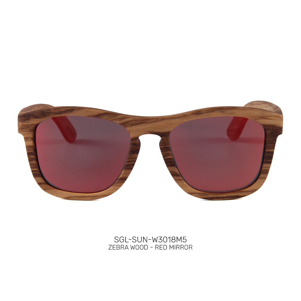 Handmade wooden promo sunglasses