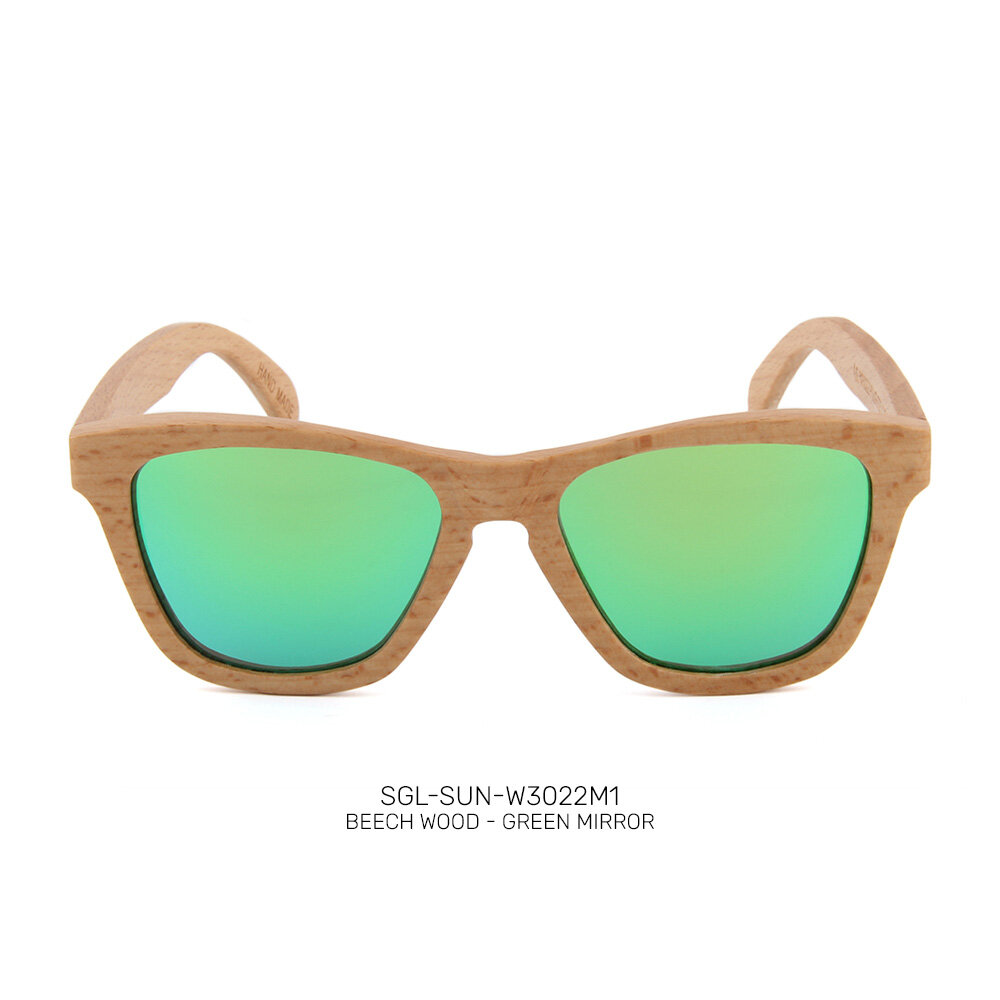 Handmade wooden promo sunglasses