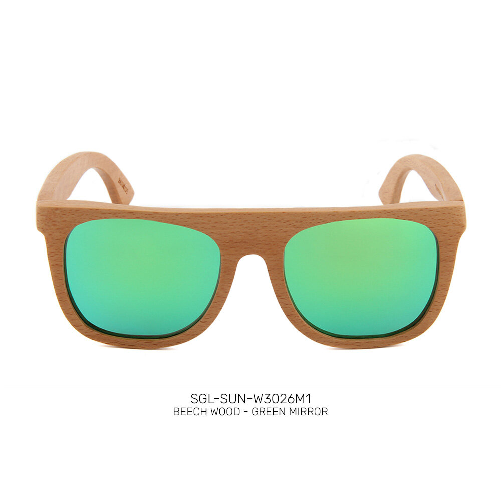 Handmade wooden promo sunglasses